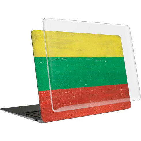 Lithuania Flag Distressed MacBook Air 15in (2023-2025) Case plus Skin